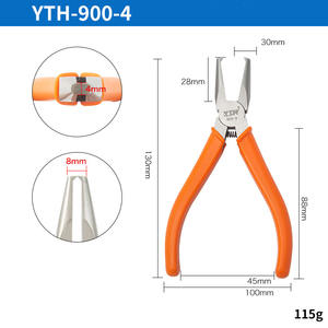 YTH haute qualité 4mm 6mm 8mm 10mm CRV pince coupante à bout plat coupe-fil coupe-câble - Product Image 2