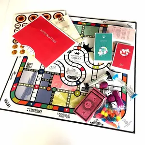 Venta directa de fábrica personalizado-juguetes educativos Grey de papel de tablero de juegos de mesa para adultos y niños