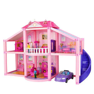 <span class=keywords><strong>Maison</strong></span> <span class=keywords><strong>de</strong></span> poupée - Jouet amusant pour enfants, <span class=keywords><strong>maison</strong></span> en plastique à construire soi-même - Product Image 1