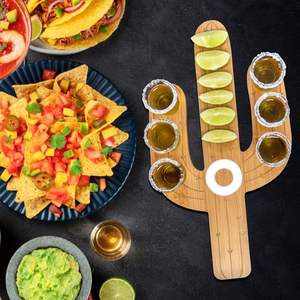 Bandeja de Vidrio Rectangular de 9.8 Pulgadas de Largo, 7.1 Pulgadas de Ancho y 0.4 Pulgadas de Alto, Apta para Múltiples Escenas, para Servir <span class=keywords><strong>Tequila</strong></span>, Estilo Español, Jamie Stuart - Product Image 5