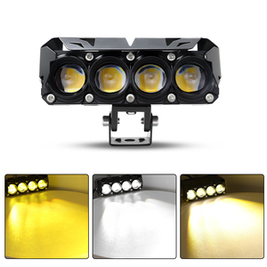 ไฟสปอร์ตไลท์มอเตอร์ไซค์ LED 4 ดวง สีขาว/เหลือง กันน้ำ รุ่น MO27 รับประกัน 2 ปี สำหรับรถบรรทุก รถเอทีวี รถยนต์  ลดราคาพิเศษ - Product Image 3