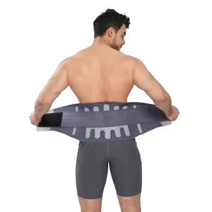 高弹性透气运动保护腰部收起带姿势矫正可调带保护器