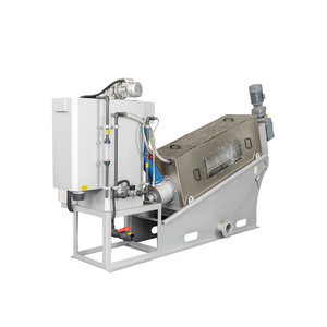 Prensa Desaguadora de Lodos Multidisco con Motor Controlado por PLC para Separación Sólido-Líquido, de Acero Inoxidable 304 - Product Image 1
