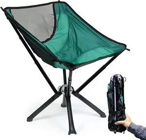 Cliq Lightweight Customized Aluminum Collapsible camping accessories Portable Folding Camping Hiking Traveling Fishing Chair
