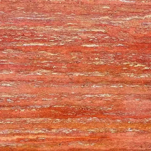 <span class=keywords><strong>Herun</strong></span> đánh bóng màu đỏ travertine tự nhiên slab giá rẻ trong nhà bệnh viện biệt thự artstone tường không thấm nước lớn slab cho bên ngoài - Product Image 2