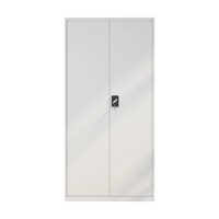 Armoire de rangement multifonctionnelle à 2 tiroirs, armoire de bureau en acier avec porte en verre, casiers métalliques