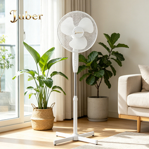 Ventilateur oscillant électrique en plastique de 16 pouces de haute qualité pour l'été, durable, pour usage domestique et hôtelier, vente en gros - Product Image 4