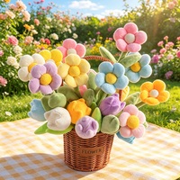 Boneka Hewan Tulip Buatan dari Bahan Plush, Isian Custom, Produsen ODM untuk Hadiah Valentine, Pernikahan, Dekorasi Rumah, dan Ulang Tahun