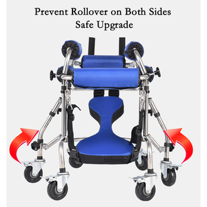 Adjustable Children Anti-rollover Assist Lower Limb Walking Hemiplegia <strong>Gait</strong> Trainer <strong>Pediatric</strong> Walker - Product Image 5