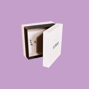 Caja <span class=keywords><strong>de</strong></span> Embalaje Cuadrada Blanca Rígida con Tapa y Base para Cosméticos, Joyería, Aromaterapia, Caja <span class=keywords><strong>de</strong></span> Lujo para Velas con Inserto Personalizado y Logotipo Personalizado - Product Image 2