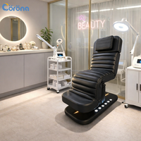 Lit de beauté électrique de luxe au design ergonomique, lit de beauté professionnel pour salon de beauté