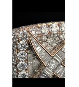 Bague élégante en moissanite pour homme avec une finition moderne et élégante et une brillance accrocheuse, parfaite pour les occasions spéciales, en provenance d'Inde - Product Image 4