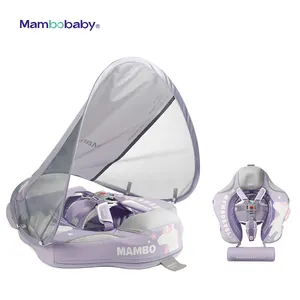 2023 חד קרן מכירה לוהטת Mambobaby שאינו מתנפח תינוק לצוף מים צעצועי בריכת שחייה טבעת לפעוטות עם שמש חופה עבור ילדים