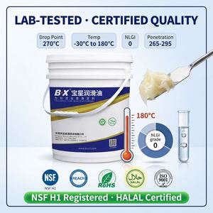 จาระบีเกียร์ NSF H1 HALAL Certified Silencer Grease NLGI 0 -30 ทนความร้อนได้ถึง 180 องศาเซลเซียส ปลอดภัยสำหรับอาหาร กันน้ำ ผลิตตามแบบ OEM สำหรับอุปกรณ์เครื่องใช้ในครัวเรือน - Product Image 2