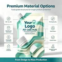 Pochette souple personnalisée avec bec verseur, qualité alimentaire, anti-fuite, refermable, pour aliments pour animaux, chips, sushi, liquides et emballages de snacks