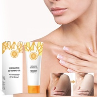 Le Gel raffermissant exfoliant nettoyant en profondeur de vente chaude contient le gommage facial d'agrumes et de niacinamide