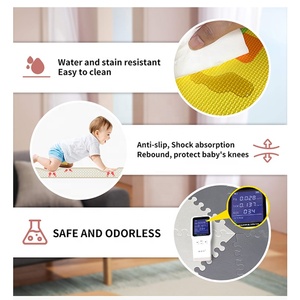 Công bằng nóng bán không độc hại không thấm nước tùy chỉnh Bảng chữ cái bọt chơi hoạt động thảm cho bé câu đố thảm - Product Image 3