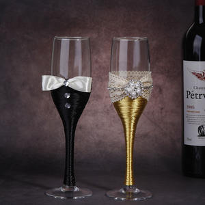 <span class=keywords><strong>Coupe</strong></span> en verre à <span class=keywords><strong>vin</strong></span> de mariage créatif de style occidental - Product Image 6