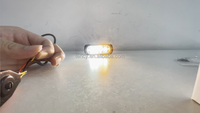 Projecteur LED stroboscopique à montage en surface, rouge, bleu, ambre, blanc, d'urgence, ultra-mince, certifié CE, en alliage d'aluminium, multi-clignotant, lumière constante 1