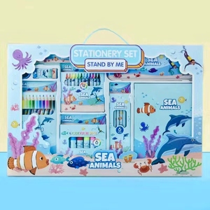 Lớn sáng tạo văn phòng phẩm thiết lập cho các trường học Nguồn cung cấp hộp màu đóng gói cho sinh nhật & tốt nghiệp kết hợp món quà - Product Image 4