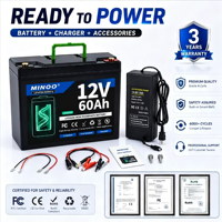 Paket Baterai LiFePO4 12V 48V, Didukung OEM, Baterai Lithium untuk Proyek Penyimpanan Energi Komersial, Catu Daya Industri