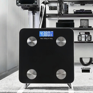 Báscula Digital Inteligente para Composición Corporal, Capacidad de 180 kg/396 lb, Báscula de Vidrio con Pantalla LCD, Soporte Personalizado OEM y ODM - Product Image 2