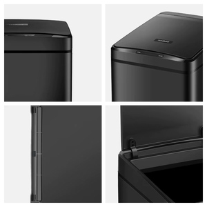 <span class=keywords><strong>Cubo</strong></span> de <span class=keywords><strong>Basura</strong></span> Inteligente de Acero Inoxidable con Sensor Automático, Diseño Elegante, Gran Capacidad de 50L, Color Negro, para Cocina, Hogar y Baño - Product Image 2