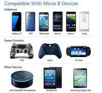 Câble de charge et de données 1M pour Android, chargeur V8 Micro, câbles de charge pour téléphone portable, câble USB Micro, chargeur de câble Micro USB