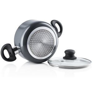 Quoi de Neuf <span class=keywords><strong>Article</strong></span> <span class=keywords><strong>Pas</strong></span> <span class=keywords><strong>Cher</strong></span> Couleur Noire Antiadhésive Induction Fond Batterie de <span class=keywords><strong>Cuisine</strong></span> Ensemble - Product Image 6