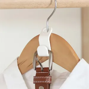 <strong>Mini</strong> <strong>Hanger</strong> for Wardrobe Connector <strong>Hangers</strong> Save Wardrobe Space Hook up Cascading Plastic Coat Organizer Clothing Storage Home - Product Image 3