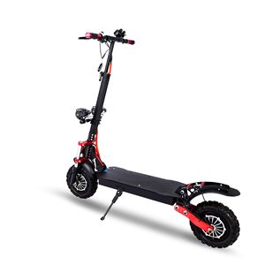 Trottinette pliable à deux roues pour l'exportation, 11 pouces, 1200W, double moteur, capacité 200kg, batterie lithium, autonomie 35km, conception à double moteur - Product Image 5