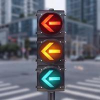 Feu de signalisation routière à boule complète 3 couleurs 200mm 300mm 400mm 8 12 pouces avec boîtier en aluminium et PC pour intersection de voirie de ville intelligente