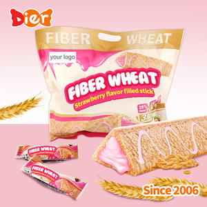 OEM bán buôn tùy chỉnh Halal đồ ăn nhẹ Mini giòn tam giác sợi lúa mì Wafer Biscuit thanh sô cô la mứt đầy thanh sô cô la - Product Image 3