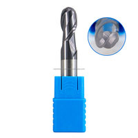 Fraise à 4 dents en carbure de tungstène pour usinage CNC de pièces métalliques en acier, profilage de précision, fraisage de rainures, angle de hélice 45°