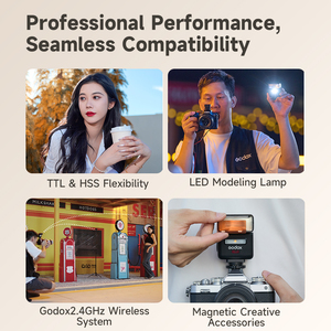 <span class=keywords><strong>Flash</strong></span> pour appareil photo Godox IT32 Mode <span class=keywords><strong>TTL</strong></span> Déclencheur sans fil <span class=keywords><strong>Speedlite</strong></span> avec filtre de déclenchement magnétique pour Sony Canon Nikon Fuji Olympus - Product Image 5