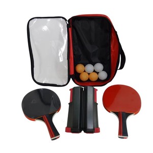Ensemble de tennis de table avec filet rétractable, <span class=keywords><strong>kit</strong></span> de ping-pong portable facile à installer pour l'intérieur et l'extérieur - Product Image 1