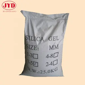 Độ tinh khiết cao nguyên liệu hóa chất hạt màu trắng loại một silica gel hấp thụ trong 2-4mm