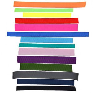 Ruban PVC couleur unie avec logo personnalisé, sangle en nylon polyester gaufré imperméable et résistant aux taches pour casque de sécurité - Product Image 1