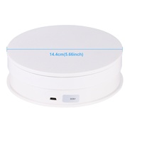 Nuevo Soporte Giratorio Eléctrico USB PULUZ de 15 cm, Plataforma Giratoria para Fotografía y Video, Soporta de 1 a 5 kg