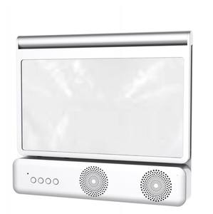 Lente d'ingrandimento dello schermo del telefono <span class=keywords><strong>cellulare</strong></span> 3D HD da 12 pollici in stile dente blu 3X di colore nero - Product Image 4