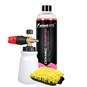 Kit d'entretien automobile professionnel pour lave-auto avec fournitures de nettoyage de lavage de voiture intérieur comprenant un shampooing polonais et un nettoyant à la cire - Product Image 3