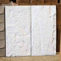Panneaux muraux décoratifs extérieurs en pierre artificielle polyuréthane PU imperméable moderne avec design graphique