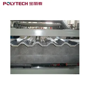 Hangzhou Polytech Twin-Wall Corrugated Hollow Roofing Sheet Extrusion Machine