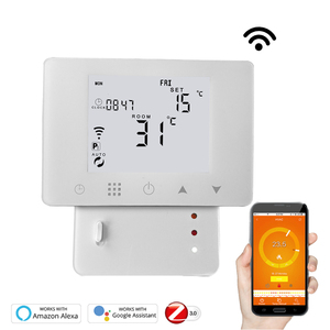 Smart Wall Wireless Touch Screen <strong>Thermostat</strong>, Programmable <strong>Temperature</strong> <strong>Controller</strong> with Gas Boiler and Actuator for Room Heating - Product Image 3