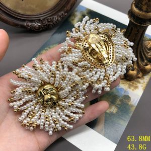 ZX Produit Tendance Design Tête de Lion Avancé Perle Broche Clip d'Oreille Anneau Bijoux Vêtements Polyvalent Unisexe Bijoux Fins Grand Unique - Product Image 3