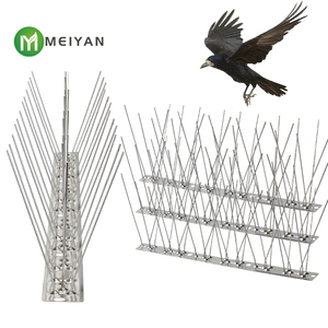Roestvrijstalen Vogel Steek Fabriek Familie Binnenplaats Buiten Vogelbescherming - Product Image 1