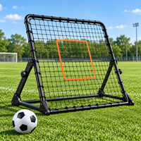 Filet de rebond portable 4*7FT pour volley-ball, ajustements rapides, 5 angles de rebond, filet de volley-ball pour entraînement de retour de balle