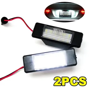 Lampe de plaque d'immatriculation LED sans erreur pour Nissan X-Trail T30 T31 Qashqai J10 J11 Primera <span class=keywords><strong>Pathfinder</strong></span> R51 Juke F15 (<span class=keywords><strong>1</strong></span>/2 pièces) - Product Image 4