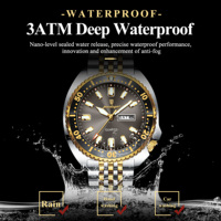 Montre Poedagar 682 de haute qualité pour homme, avec lunette rotative, en acier inoxydable, calendrier, mouvement à quartz, prix de gros usine