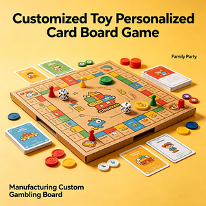 Jouet personnalisé fabrication de jeu de cartes personnalisé plateau de jeu personnalisé pour adultes enfants fête de famille - Product Image 3